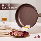 CAROTE Pots and Pans Set Nonstick, 16pcs Cookware Set Nonstick Non-Toxic & PFOA&PFOS-Free, Dishwasher, RV/Camping Cookware Set, Cooking Pots with Lids,Wine Red