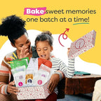 Baketivity Green Donut Kids Baking Kit | Edible Kit for Girls & Boys Ages 6-12 | Baking Set with Pre-Measured Ingredients & Donut Mold