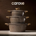 CAROTE 26PCS Pots and Pans Set Non Stick, Cookware Set Pots and Pans Induction Cook Ware, Nonstick Kitchen Cooking, PFOA Free