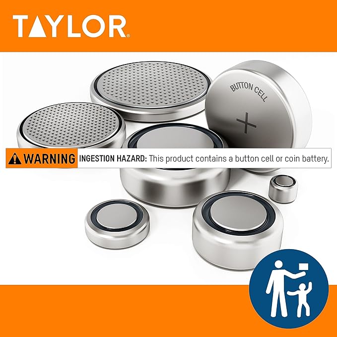 Taylor Compact Digital Scale (White), 11 pound capacity