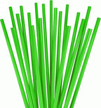 Disposable Plastic Coffee Stirrer Straw - 5 Inch Sip Stir Stick (Green, 1000)