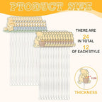 Winne Bear Theme Stirring Sticks for Cocktail, Coffee, Cake Pops, Stirrers Sticks Acrylic for Bar, Party Halloween Disposible Drinks Stick for Christmas Party(24 Pcs)
