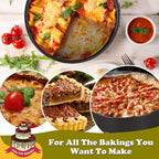 HIWARE 10 Inch Non-stick Springform Pan with Removable Bottom/Leakproof Cheesecake Pan
