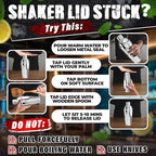 Cocktail Shaker Set of 10 – Stainless Steel Mixology Bartender Kit with 10 Accessories, Easy to Clean Bar Tool Set | Wooden Organizer for Home Bar Setup, Great Gift for Cocktail & Drink Enthusiasts
