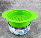 2 Pack - Can, Tuna, Colander Strainer, Food Grade Plastic, BPA-Free, Unibody Design, Dishwasher Safe, Fits Standard Size Cans