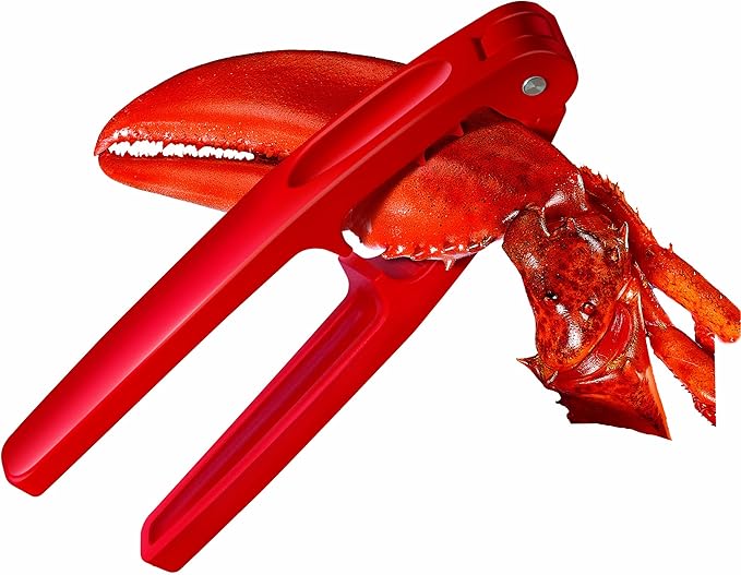 Zyliss Seafood Cracker Tool – Durable Shellfish Opener for Lobster, Crab Legs & More – Ergonomic Grip, Ridged Teeth, Unbreakable Plastic – Dishwasher Safe – Compact & Lightweight – 5-Year Warranty