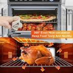 Countertop Toaster Oven Wire Rack for BLACK+DECKER Crisp 'N Bake Air Fryer Toaster Oven, 12.4×12.2 IN Stainless Steel Food Grade Toaster Oven Accessories Replacement Parts, Dishwasher Safe