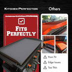 Kitchen perfection 36" Premium Silicone Griddle Cover Mat for Blackstone Griddle 36 Inch - Hermetic Protection from Rust & Debris All Year, Fits All Blackstone 36 Inch Models - Food Grade Silicone