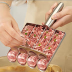 Stainless Steel Meatball Maker Tool，Non Stick Meat ball Maker，meatball scoop，Portable Meatballs Scoop Ball Maker Kitchen Restaurant Must Have Meatball Making Set,Home Cooking Tools