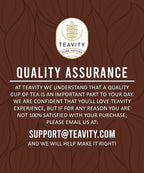 Organic Ginger Tea Pods for Keurig with Unsweet Black Tea for K Cup Brewing - Ginger Black Tea by Teavity (24 Tea Pods)