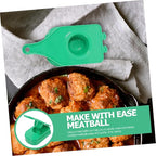 Meatball Maker 7.67 Inch Ergonomic Meatball Scoop Tool for Quick and Easy Making of Meatballs Fish Balls Shrimp Balls and Tofu Balls Kitchen Gadget with Smooth Surface and Effortless Release