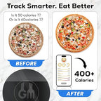 Portable Food Scale with Nutritional Calculator. Rechargeable Travel Size for Weight Loss, Nutrition, Calories, Diabetes, Meal Prep - Pocket Digital Kitchen Scales - Free GOURMETMILES App