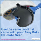 Kids Baking Set compatible with Easy Bake Oven | Fun Oven Pan Set of 4 made of Food Safety Tested Nonstick Steel | Oven Pans Compatible with Easy Bake Oven for Girls or Boys