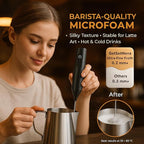 Nova Rechargeable Milk Frother & Coffee Whisker with Dual Spring Tech | 1 Year Replacement Warranty (MILK FROTHER)