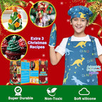 42-Piece Kids Cooking Set - Real Knife, Baking Set, Pots & Pans, Pretend Play Toys - Apron & Chef Hat for Boys