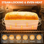 2.2lb Pullman Loaf Pan with Lid, Nonstick Carbon Steel Square Bread Pan for Baking Shokupan, Sandwich, Pain de Mie & Sourdough – Includes 6 Bonus Tools