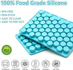 3pcs Round Candy Molds Silicone Molds for Hard Candy, Gummy, Caramels, Chocolate, Ganache, Ice Cubes, 220 Cavity