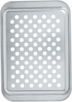 Nordic Ware Naturals Compact Crisping Tray - Natural Uncoated Aluminum, Toaster Oven and Broiler Safe