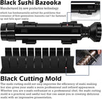FUNGYAND Sushi Making Kit, 27-in-1 Professional Maker Set with Bazooka Roller, Nigiri & Musubi Presses, Bamboo Mats, Knife, Chopsticks, Ceramic Dishes - Ideal for Beginners