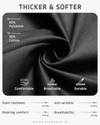 Syntus Apron for Men Women, Adjustable Cooking Kitchen Chef Aprons with 2 Pockets, Cotton/Polycotton/Polyester