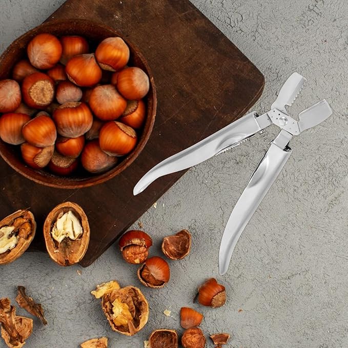 Chestnut Opener and Nut Cracker Tool 304 Stainless Steel Cross-shaped Chestnut Sheller Peeler for Walnuts Hazelnuts and Seafood Kitchen Specialty Gadget