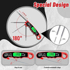 Meat Thermometer Digital, Instant Read Meat Thermometer with Backlight & Magnet for Kitchen, Beef, Grill, Turkey,IP67 Waterproof Cooking Thermometer