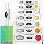 Urbanstrive 8 Pcs Upgraded Magnetic Measuring Spoons Set Stainless Steel Dual Sided for Liquid Dry Food Measuring Cups Spoons Set Fits in Spice Jar Kitchen Gadgets Including Leveler, Silver