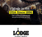 Lodge Seasoned Cast Iron Skillet - PFAS-Free, Non-Toxic Cookware - Use with an Oven, Stove, Grill, or Campfire - Naturally Non-Stick & Oven Safe - 10.25 Inches
