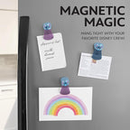 Disney Magnetic Chip Clips – Set of 6 Bag Clips for Food Storage - Mickey, Minnie, Lilo & Stitch, Winnie The Pooh – Durable Airtight Bag Chip Clips for Pantry & Fridge Use