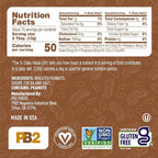 PB2 Powdered Chocolate Peanut Butter with Cocoa | 2lb Jar | 4g of Protein, 90% Less Fat, Certified Gluten Free, Only 50 Calories per Serving for Shakes, Smoothies, Low-Carb, Keto Diets
