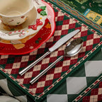 Alata Potter 65-Piece Forged Silverware Set, Service for 12 – Premium Stainless Steel Flatware Set, Modern Design with Satin Finish, Ideal for Home, Kitchen, Party, Camping