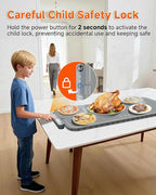 Warming Mat for Food, Extra Large XXL 36"x16" Food Warmer Chafing Dishes for Buffet, Food Warming Mat, Electric Warming Trays for Parties,Portable Heating Pad 6 Level Temp 6 Hour Timer