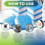 True Fresh Washing Machine Cleaner Tablets, 15 Solid Deep Cleaning Tablet, Finally Clean All Washers Machines Including HE Front Loader Top Load