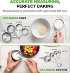 NutriChef 23-Piece Baking Utensil Collection with Measuring Tools, Silicone Mats, Spatulas, Whisk & Oven Mitts - Complete Kitchen Utensils Set and Baking Tool Set Suitable for Home Bakers