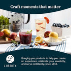 Libbey Yucatan Tumbler and Rock Drinking Glasses Set, Textured 16 Piece Glassware Set, All Purpose Glass Cups for Events and Everyday Use