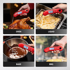 ThermoMaven Professional Meat Thermometer Digital, Ultra-Fast 0.5 Sec Instant Read, NIST Certified ±0.5°F Accuracy, IP67 Waterproof, Auto-Rotating Backlit Display, Lift-to-Wake, for BBQ/Cooking/Candy