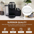 Milk Frother Lid for Keurig K-Café Coffee Maker, Milk Frother Replacement Lids, Hot and Cold Frothing Cup Lid Only for Keurig K-Café Single Serve Latte & Cappuccino Coffee Machine（2 Pack）