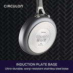 Circulon A1 Series with ScratchDefense Nonstick Induction Small Frying Pan for Eggs, Induction Cookware, Egg Pan, 6.25-Inch, Graphite