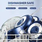 GRANITESTONE 20 Pc Kitchen Pots and Pans Set Non Stick Cookware Set, Kitchen Cookware Sets with Deep Frying Pan Set and Bakeware Set, Made Without PFOA and PFOS, Oven and Dishwasher Safe