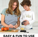 Zulay Kitchen Premium Garlic Press Set – Rust Proof & Dishwasher Safe Garlic Mincer Tool with Silicone Garlic Peeler & Brush, Easy Squeeze & Clean, Ergonomic Soft Grip Handle - Medium – Black