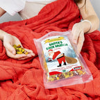 Santa's Sack Munch Spicy Trail Mix - Funny mooning Santa Claus design - Edible gifts for Men - Spicy mix, Made in the USA