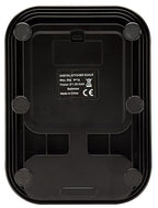 Talking Kitchen Scales - Big Numbers with Clear Loud Voice North American Accent (Black)