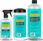 Aunt Fannie's Multi-Surface Vinegar Cleaning Kit: All Purpose Spray, Cleaning Wipes, and Floor Cleaner (Lemon, Cleaning Bundle)