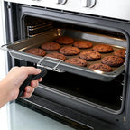 2 Pack Air Fryer Convection Toaster Oven Tray Extractor -Oven Food Scald Resistant Clip Tray Handle Used & Grills Extractor -Common to Trays Grills Air Fryer Accessories