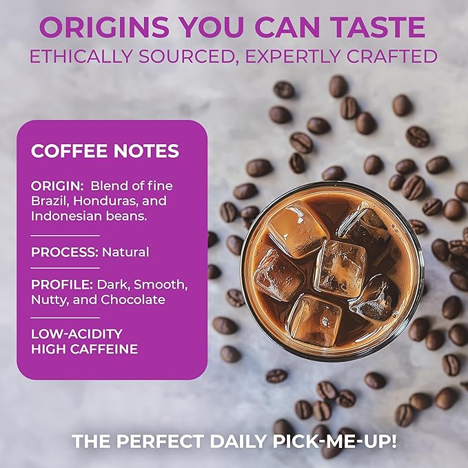 Katy’s Cold Brew Coffee Pitcher Packs | 20 Large Cold Brew Bags with Smooth, Bold Brazilian Coffee | Easy, Mess-Free Brewing in Any Container | 100% Woman-Owned | Makes 100 Cups