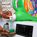 Gain + Odor Defense Liquid Laundry Detergent, Super Fresh Blast Scent, 107 Loads, HE Compatible