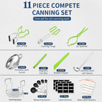 Gemfino Canning Supplies Starter Kit with Canning Rack,Canning Kit for Beginners