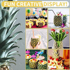 Pineapple Corer, [Upgraded, Reinforced, Thicker Blade] Newness Premium Pineapple Corer Remover, Stainless Steel Pineapple Core Remover Kitchen Tool with Sharp Blade for Diced Fruit Rings, Green