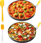 Extra Large 10 Inch Omelette Ring for Griddle, Stainless Steel Pancake Egg Ring With Silicone Handle - Non-Stick Round Creps Crumpet Accessory (2 Packs)