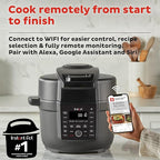 Instant Pot 6.5 Quart Duo Crisp Ultimate Lid with WIFI, 13-in-1 Air Fryer and Pressure Cooker Combo, Sauté, Slow Cook, Bake, Steam, Warm, Roast, Dehydrate, Sous Vide, & More, Includes App with Recipes